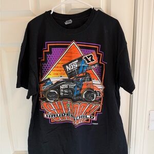 NOS Energy Drink Sprint Car Racing Graphic Tee Sheldon Haudenschild
